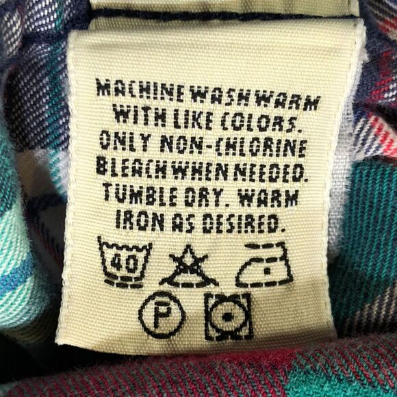 Eddie Bauer Plaid Cotton XL Casual Button-Up Shirt - Picture 4 of 7